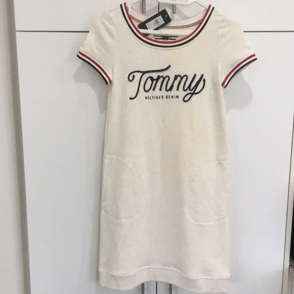 Tommy Hilfiger T-Shirt Dress - Size XS - New with Tags - Picture 5 of 15